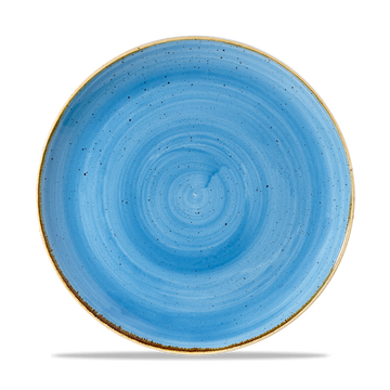 Cornflower Blue Coupe Plate 26cm